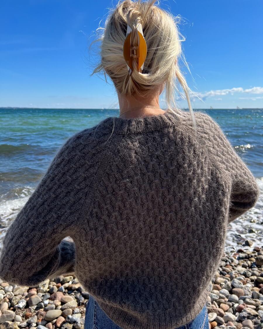 Jenny Sweater Strickpaket - Ecopuno und Silkhair