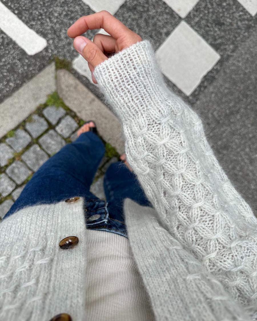 Jenny Jacket V-Neck Strickpaket - Ecopuno und Silkhair