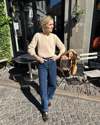 Kumulus Bluse Strickpaket - Silkhair doppelfädig