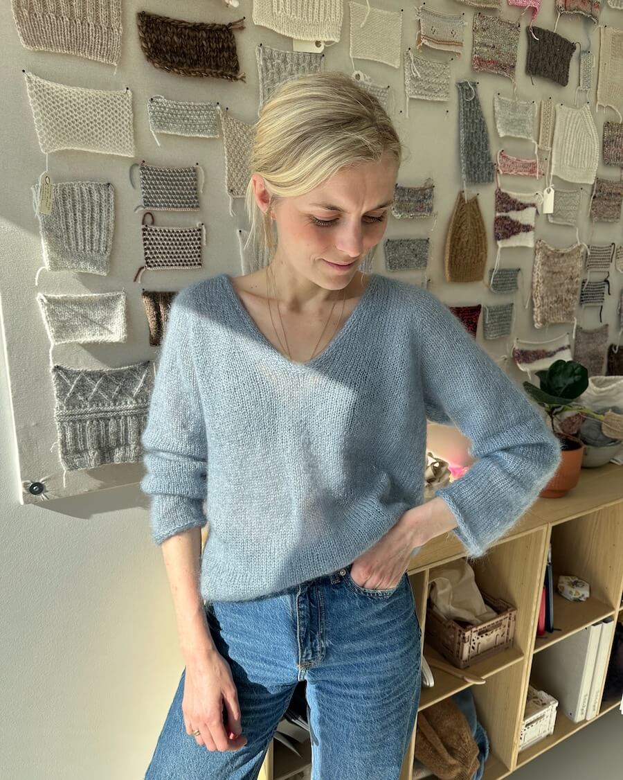 Kumulus Bluse Strickpaket - Silkhair doppelfädig