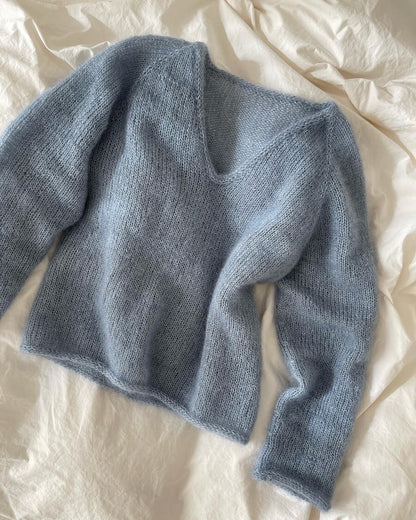 Kumulus Bluse Strickpaket - Silkhair doppelfädig