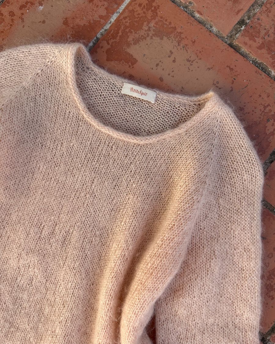 Kumulus Bluse O-Neck Strickpaket - Silkhair doppelfädig