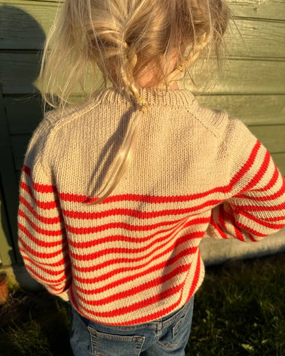 Lyon Sweater Kids Strickpaket - Cool Wool doppelfädig