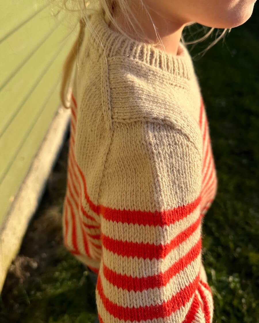 Lyon Sweater Kids Strickpaket - Cool Wool doppelfädig