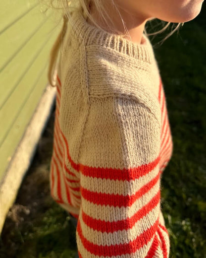 Lyon Sweater Kids Strickpaket - Cool Wool doppelfädig