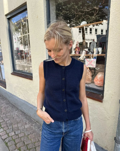 Maggie Vest Strickpaket - Cashmere Classic
