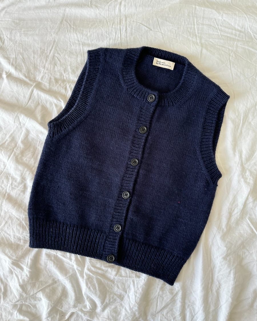 Maggie Vest Strickpaket - Cashmere Classic