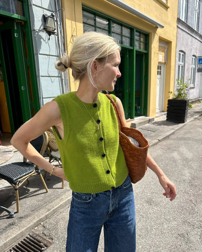 Maggie Vest Strickpaket - Cool Wool Big