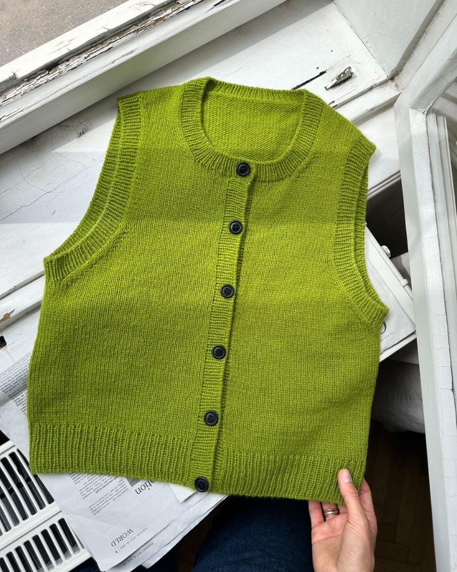 Maggie Vest Strickpaket - Cashmere Classic