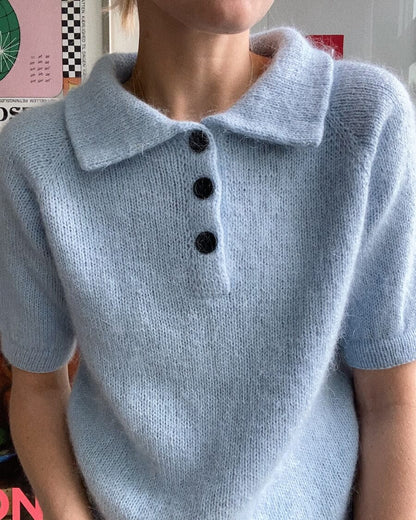 Maude Tee Strickpaket - Ecopuno und Silkhair