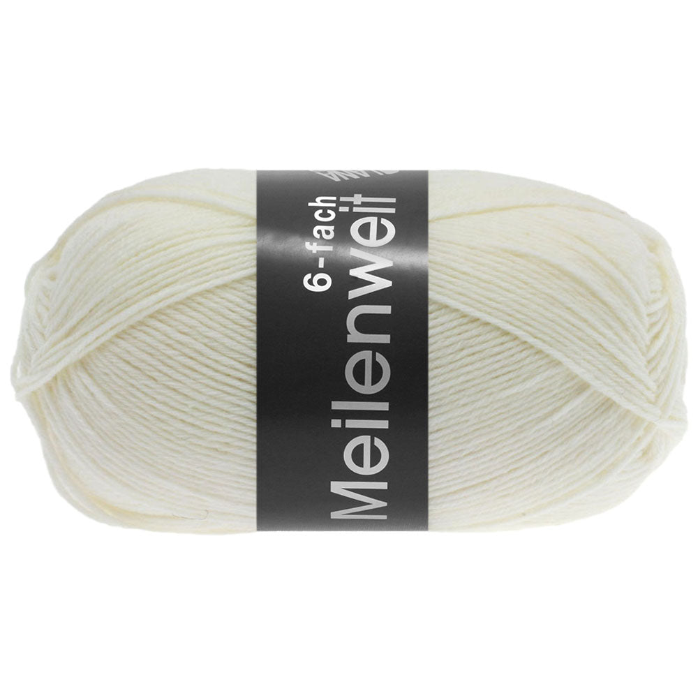 Meilenweit 6-Fach 150 Uni/Mélange & Unito