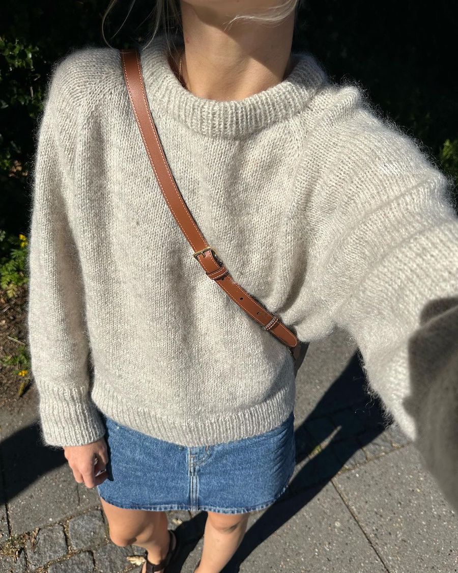 Monday Sweater Strickpaket - Cool Wool und Silkhair