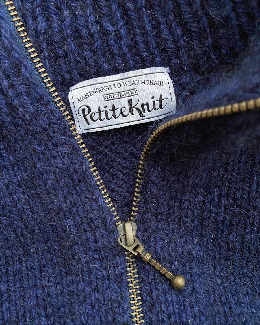 Zipper Sweater Man Strickpaket - Alta Moda Alpaca und Silkhair