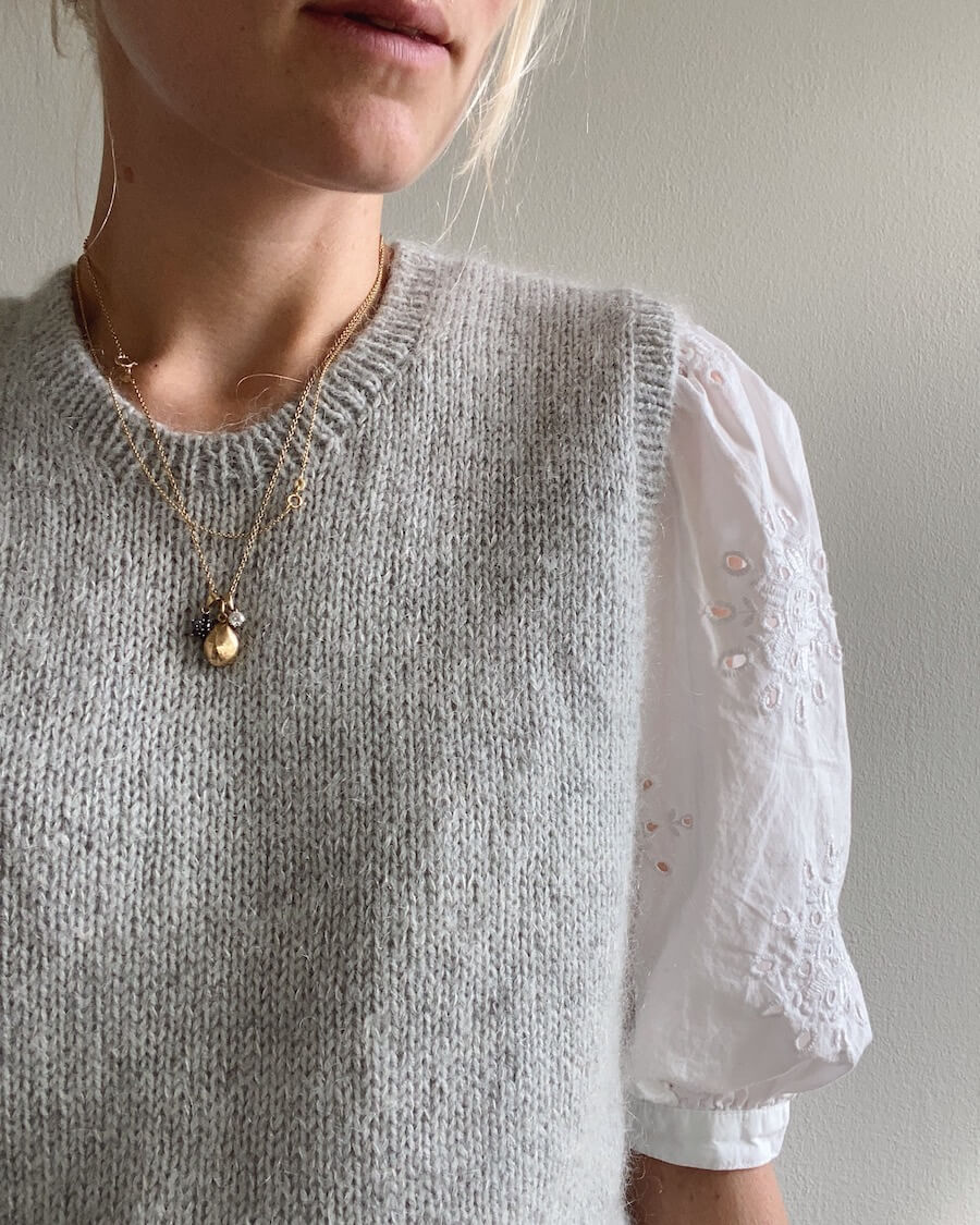 Stockholm Pullunder Strickpaket - Cool Wool und Silkhair