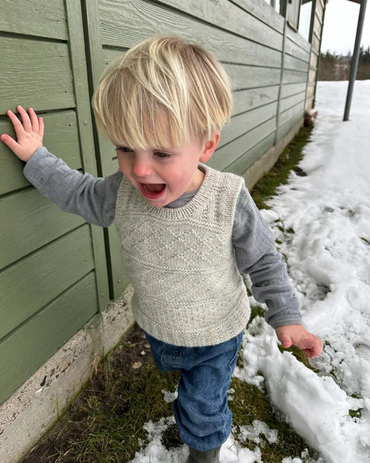 Storm Slipover Junior Strickpaket - Cool Wool Big