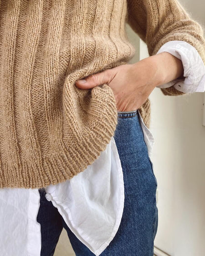 Längststreifen Pullover Strickpaket - Cool Wool und Silkhair