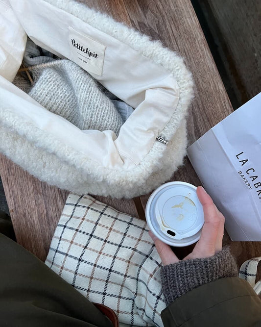 Teddy Clutch Strickpaket - Alta Moda Alpaca