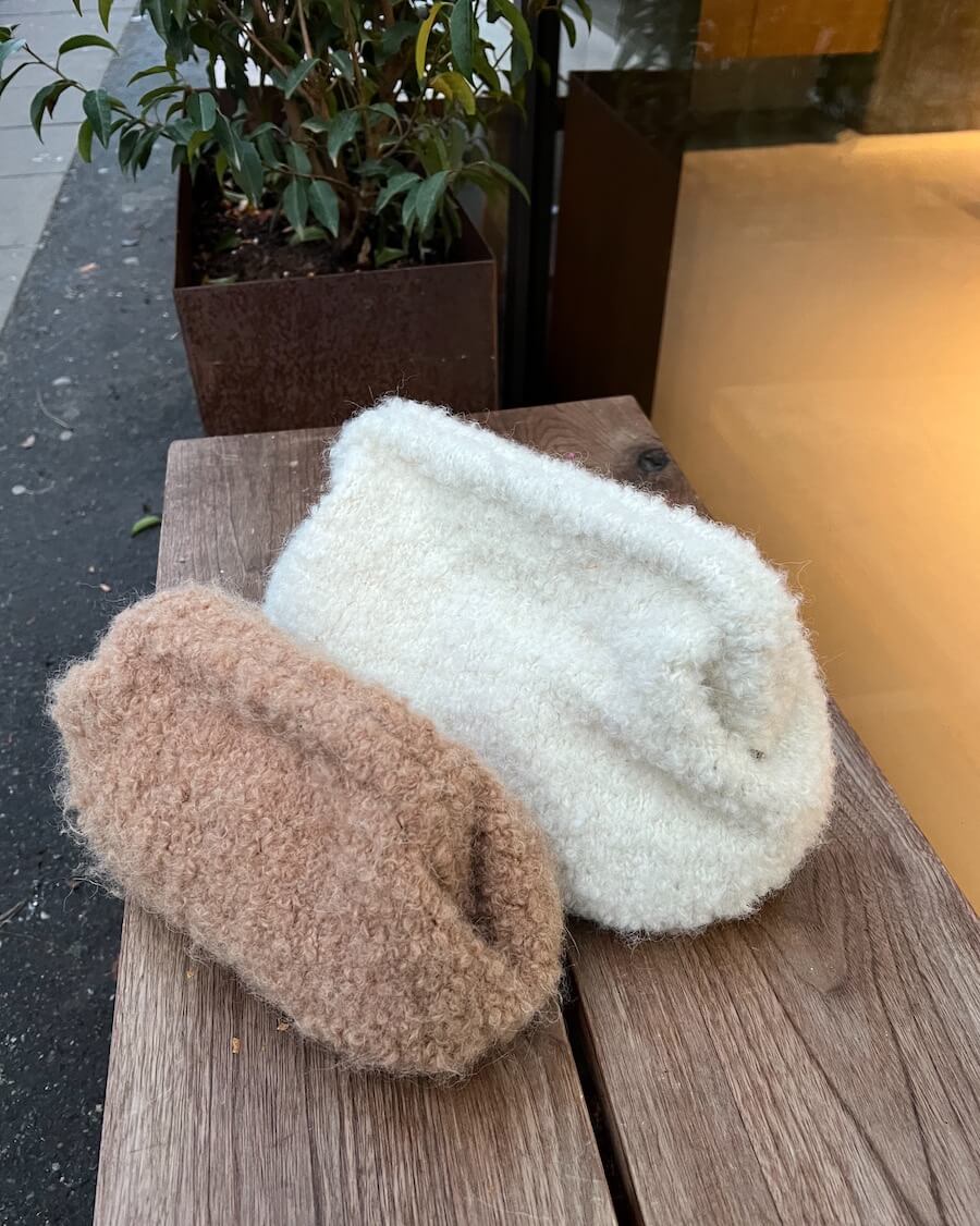 Teddy Clutch Strickpaket - Alta Moda Alpaca