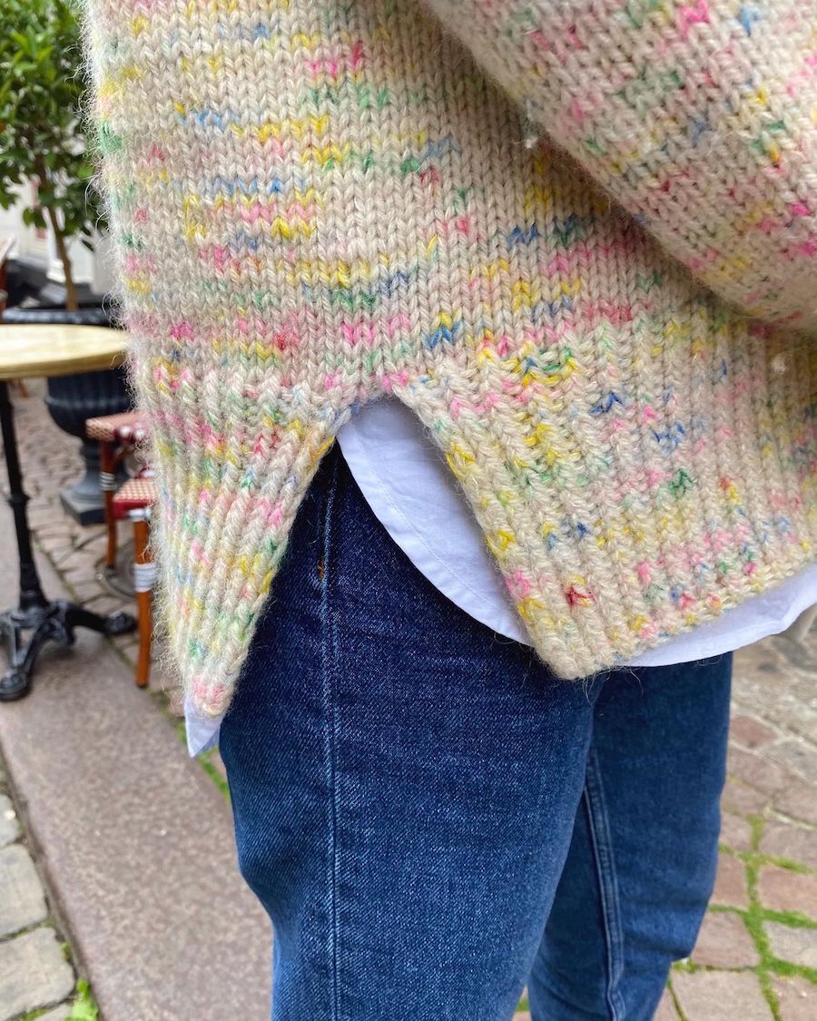 Wednesday Sweater Strickpaket - Landlust Softtweed 90