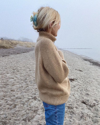 Zipper Sweater Strickpaket - Alta Moda Alpaca und Silkhair